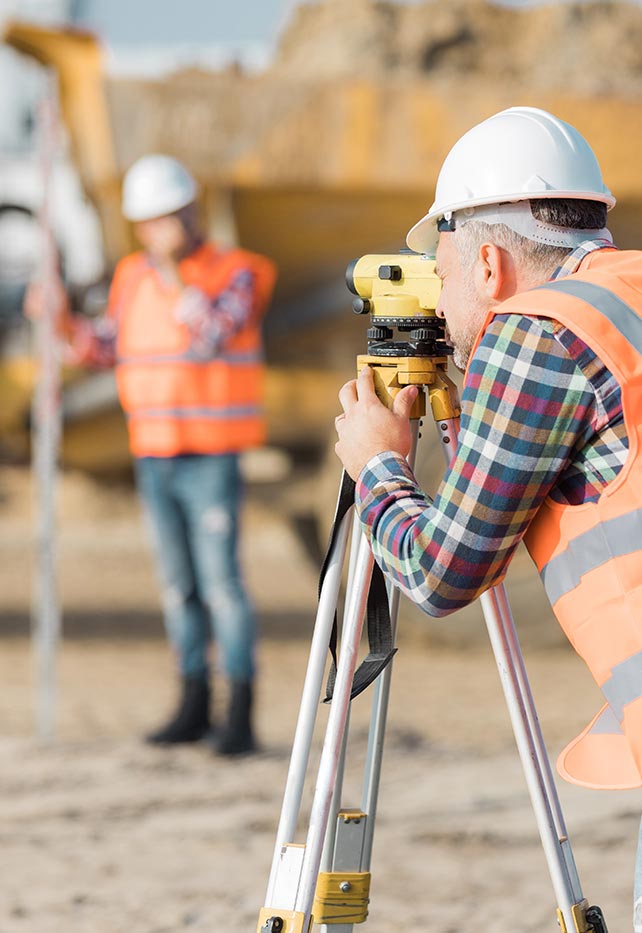 Survey crew working in Aldergrove